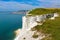 Spectacular White Cliffs of Dover view Kent England