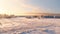 Spectacular Winter Landscape View In Rural Finland