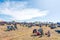 Spectators at airshow at Tempe Airport in Bloemfontein