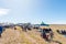 Spectators at airshow at Tempe Airport in Bloemfontein