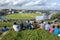 Spectators enjoy the view of the Second Test Match between Sri Lanka and Australia.