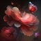 Spectral Elegance, The Enchanting Colors of a Flower in the Light, generative ai