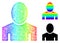 Spectral Linear Gradient Guy Icon
