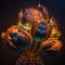 Spectral Tulip, The Mesmerizing Display of Colors in a Blossoming Beauty, generative ai
