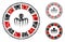 Spectre casino Composition Icon of Abrupt Pieces