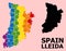 Spectrum Pattern Map of Lleida Province for LGBT