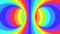 Spectrum psychedelic optical illusion. Abstract rainbow hypnotic background.