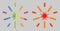 Spectrum Shine virus Collage Icon of Circles