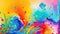 Spectrum of Smiles: Holi\\\'s Colorful Embrace, AI Generated.