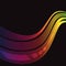 Spectrum wave colours background vector