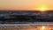 Sped Up Sunset Over Ocean Gold Beach Oregon