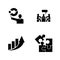 Speech analytics. Simple Related Vector Icons