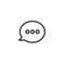 Speech Bubble Message / Messaging Icon Showing Words Being Said