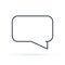 Speech bubbles icon flat icon. Single high quality outline symbol of info for web design or mobile app.