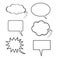 Speech bubbles illustration