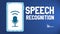 Speech recognition logo design element