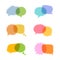 Speech vector bubbles w