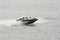 Speed boat with tourists in Xiamen, China