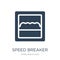 speed breaker icon in trendy design style. speed breaker icon isolated on white background. speed breaker vector icon simple and