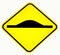 Speed bump sign