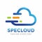 Speed cloud logo design template