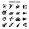 Speed icon set