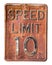 Speed Limit 10 mph