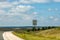 Speed limit 80 MPH sign on interstate 90 in Wyoming