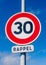 Speed limit sign