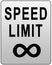 Speed limit sign