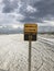 Speed limit sign displayed on St. Augustine Beach.