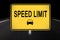 Speed limit traffic sign