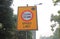 Speed limit traffic signage New Delhi India