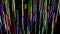 Speed Neon multicolored Fluorescent blackground Animation on black background.