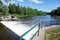 The Speed river dam, Guelph, ON
