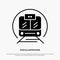 Speed Train, Transport, Train, Public Solid Black Glyph Icon