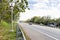 Speed trap surveillance camera along highway to control speeding