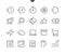 Speed UI Pixel Perfect Well-crafted Vector Thin Line Icons 48x48 Ready for 24x24 Grid for Web Graphics and Apps with