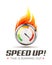 Speed up - business acceleration concept