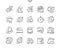 Speed Well-crafted Pixel Perfect Vector Thin Line Icons 30 2x Grid for Web Graphics and Apps.