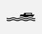 Speedboat Icon Motorboat Speed Motor Boat Ship Vessel Yacht Vector Icon
