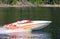 Speedboat on Lake