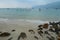 Speedboats on the sea in Con Dao island, Vung tau, Vietnam