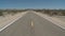 Speeding Down Abandon Mojave Desert Road