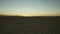 Speeding on El Mirage Dry Lake Off-Highway Recreation Area During Sunset