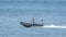 Speeding speedboat racing motorboat fast ocean water coast vessel powerboat video
