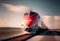 Speeding Train in Motion Blur  – Generative AI