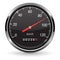 Speedometer. Black car dashboard gauge