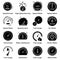 Speedometer Filled Icons Pack