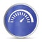 Speedometer gauge icon prime blue round button vector illustration design silver frame push button